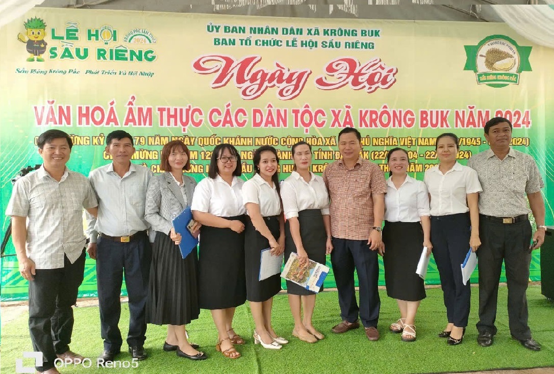 Hội LHPN xã Krông Buk tổ chức Ngày Hội thi Ẩm thực các dân tộc chào mừng Lễ hội Sầu Riêng huyện Krông Păc lần thứ II năm 2024